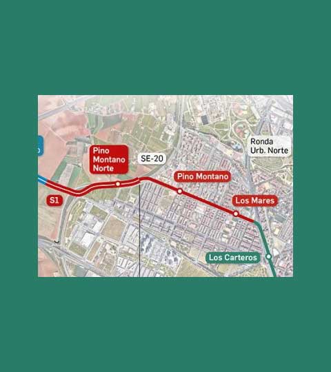 Proyecto Línea 3 del Metro de Sevilla: subtramo Los Mares
