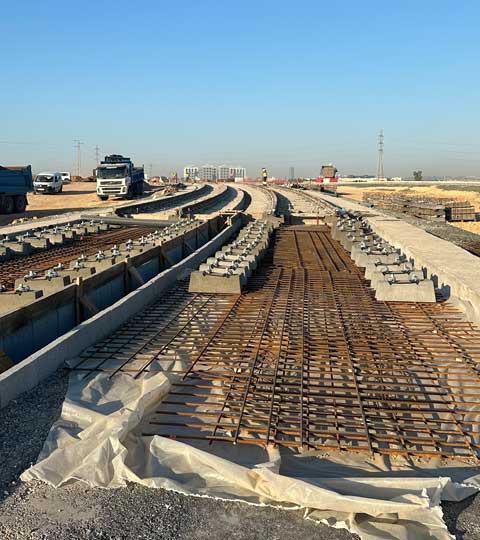 Obras del ramal técnico de la Línea 3 del Metro de Sevilla